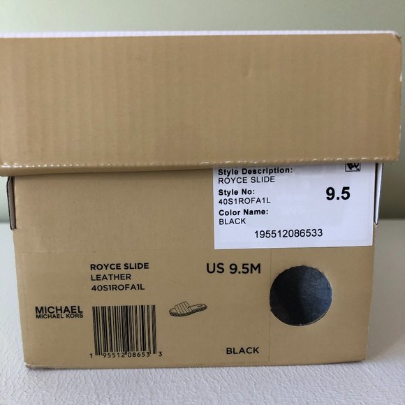 Michael Kors Royce Quilted Leather Slide Sandal - Picture 11 of 11